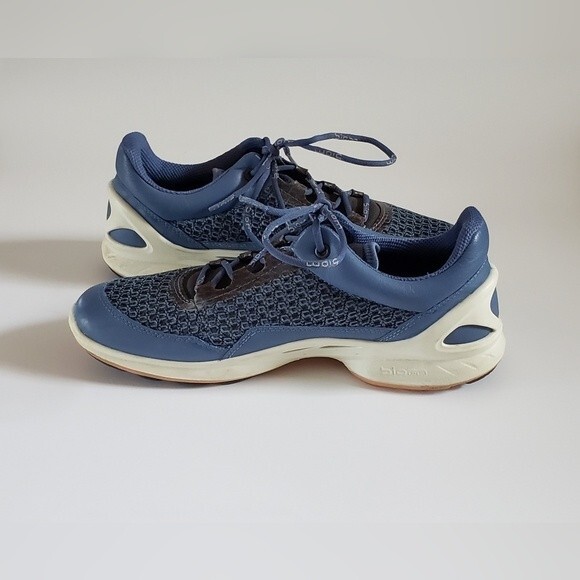 ECCO Women's Biom Fjuel Mesh Shoes Retro Blue Athletic Sneakers Size 7 - Picture 6 of 10